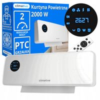 Kurtyna powietrzna SwingAir 2000W grzejnik elektryczny PTC farelka mocna