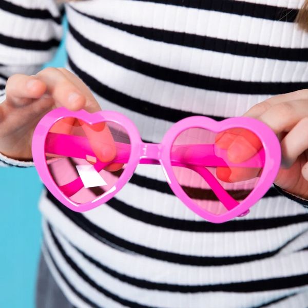OKULARY SERCA SERDUSZKA RÓŻOWE WALENTYNKI zdjęcie 4