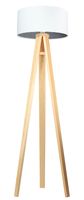 Lampa stojąca HOME 40 biała/pepitka/sosna