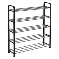 Regał na buty z 5 półkami Plasmi szary