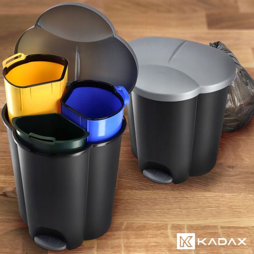 Curver Kosz Do Segregacji Śmieci 40L 3x Pojemniki na Arena.pl