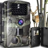 FOTOPUŁAPKA KAMERA LEŚNA MYŚLIWSKA FULL HD IR CZUJNIK RUCHU TRYB NOCNY