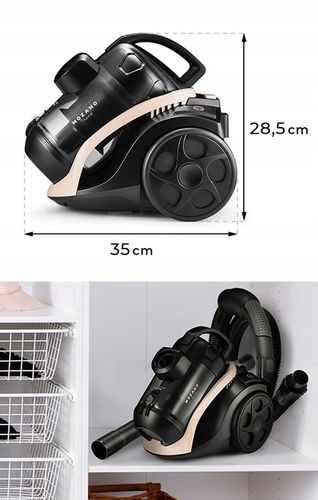 ODKURZACZ BEZWORKOWY 4000W CYKLONOWY TURBOSZCZOTKA FILTR HEPA 15w1 MOZANO na Arena.pl