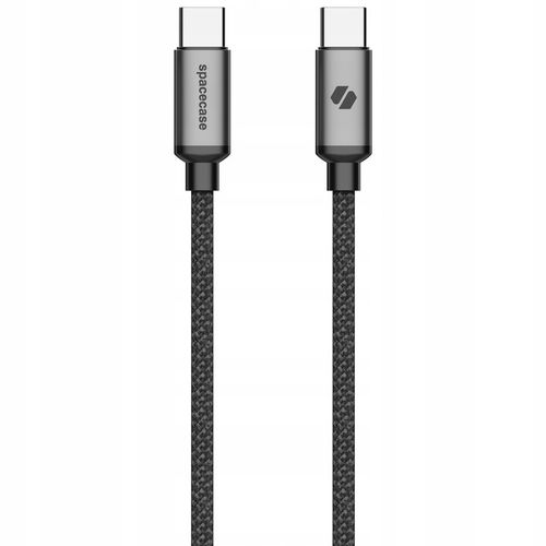 SPACECASE MOCNY KABEL USB-C DO USB-C TYP-C PD 60W 100CM SZYBKIE ŁADOWANIE na Arena.pl