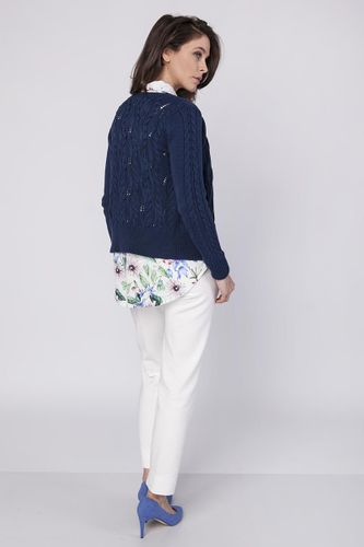 Sweter Damski Model SWE147 Navy - MKM  M na Arena.pl