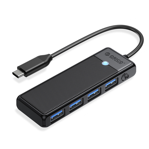 Orico Hub USB-C 4 porty USB-A 3.0 5Gbps czarny na Arena.pl