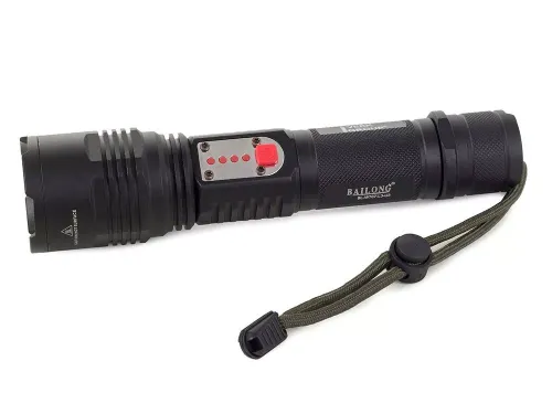 Bailong latarka wojskowa cree led usb XM-L T6 na Arena.pl