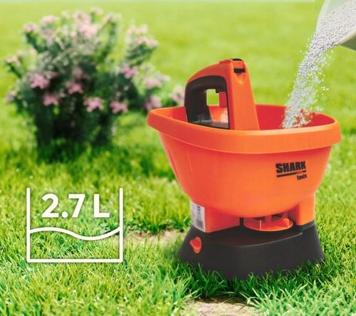 SIEWNIK akumulatorowy na baterie DO NAWOZU SOLI TRAWY 2,7L automatyczny na Arena.pl