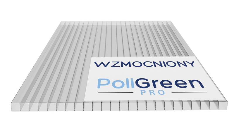 Poliwęglan komorowy WZMOCNIONY ProBrand 3000x2100 bezbarwny 6mm zdjęcie 1