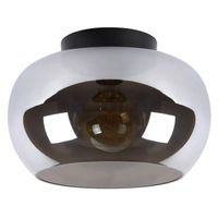 Sufitowa lampa loft Judi 45177/30/65 Lucide do sypialni przydymiona czarna