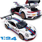 Model samochodu Porsche 911 GT3 RSR 1:24 Metalowy samochód sportowy