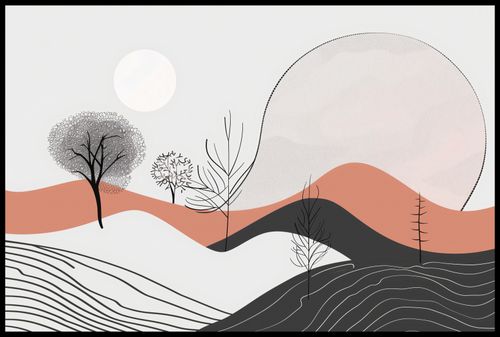 Plakat 91,5x61cm Półcień Widoku na Arena.pl