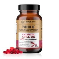 Twój cel to! Suplement diety Antarctic Krill Oil kwasy Omega-3 60 kaps
