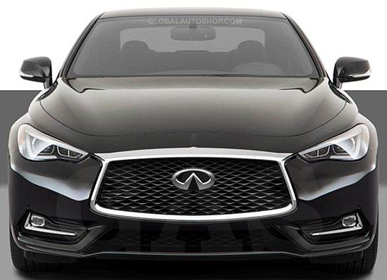 Infiniti Q60 - Chromowane Listwy Grill Chrom Atrapy Zderzaka Tuning zdjęcie 2