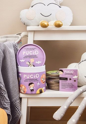 Pucio. Logopedyczne memo języczkowe Nasza Księgarnia - gry na Arena.pl