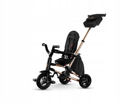 ROWEREK TRÓJKOŁOWY WIELOFUNKCYJNY QPLAY NOVA+ RUBBER GOLDEN MILLY MALLY na Arena.pl