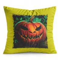 PODUSZKA ŻÓŁTA PREZENT - HALLOWEEN
