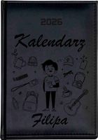 KALENDARZ A5 2026 TERMINARZ GRAWER PERSONALIZOWANY RÓŻNE WZORY + IMIĘ