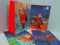 Torebka upominkowa świąteczna XL