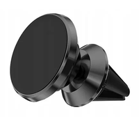 Uchwyt samochodowy magnetyczny czarny na kratkę