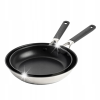 KitchenAid Classic zestaw 2 patelni 24cm 28cm nieprzywierające indukcja gaz