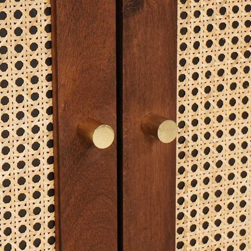 Szafka umywalkowa z półką z drzwiami Brązowy 62 x 33 x 58 cm na Arena.pl