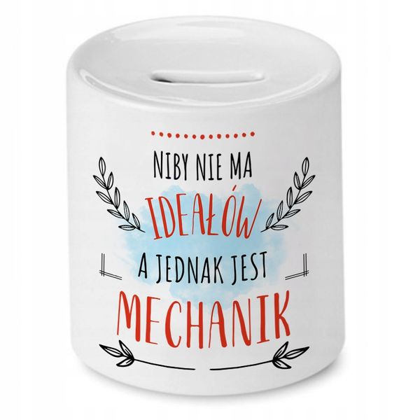 Skarbonka Dla Mechanika Idealny Imieniny Prezent Z Nadrukiem Ze Zdjęciem zdjęcie 1
