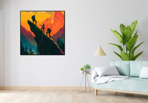 Plakat 100x100cm U Szczytu na Arena.pl