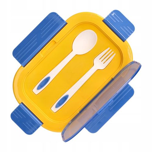 ŚNIADANIÓWKA LUNCHBOX 3 PRZEGRÓDKI SZTUĆCE LUNCH BOX POJEMNIK ŚNIADANIE na Arena.pl