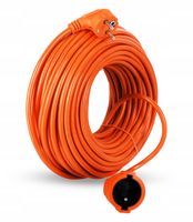 PRZEDŁUŻACZ OGRODOWY DO KOSIARKI GRUBY PRZEWÓD SZNUR BUDOWLANY KABEL