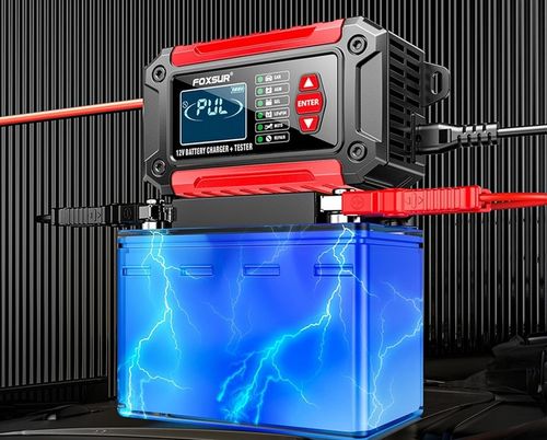 Prostownik Samochodowy do Akumulatorów 12V 6A AMG Tester Akumulatorów 2w1 na Arena.pl