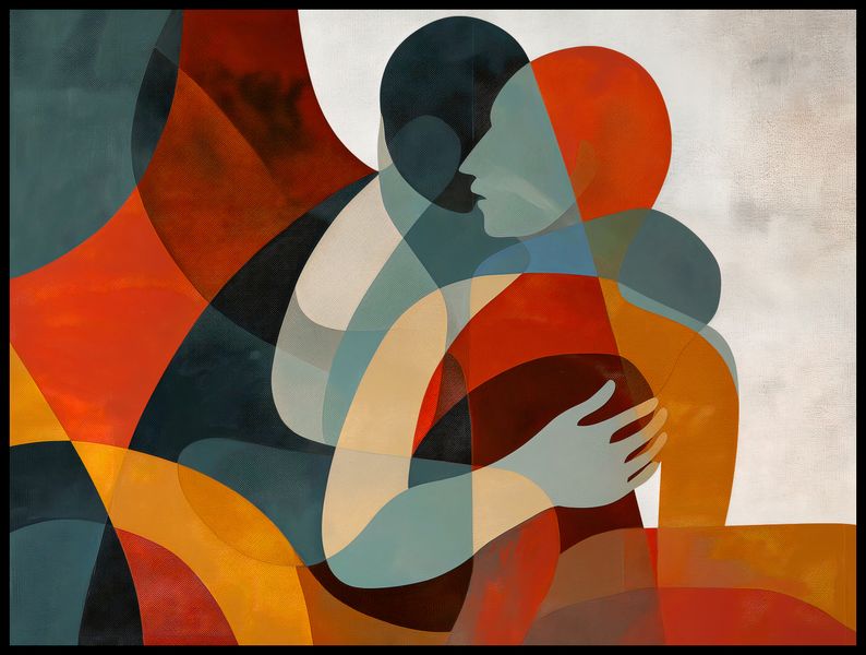 Plakat 100x75cm Objęcia zdjęcie 2