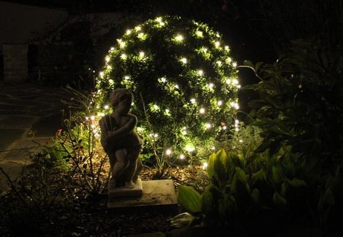 Lampki ogrodowe 128 LED, ciepłe białe, sieć na Arena.pl