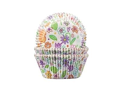 Papilotki do babeczek Kwiaty, 60 szt. zdjęcie 1