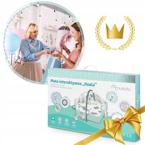 MATA EDUKACYJNA INTERAKTYWNA DWUSTRONNA SKŁADANA XXL 5w1 NUKIDO PODUSZKA na Arena.pl
