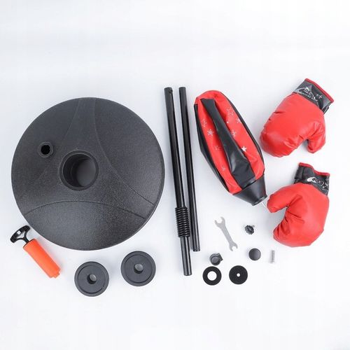 ZESTAW BOKSERSKI DLA DZIECKA GRUSZKA DO BOKSOWANIA RĘKAWICE KICKBOXING BOKS na Arena.pl