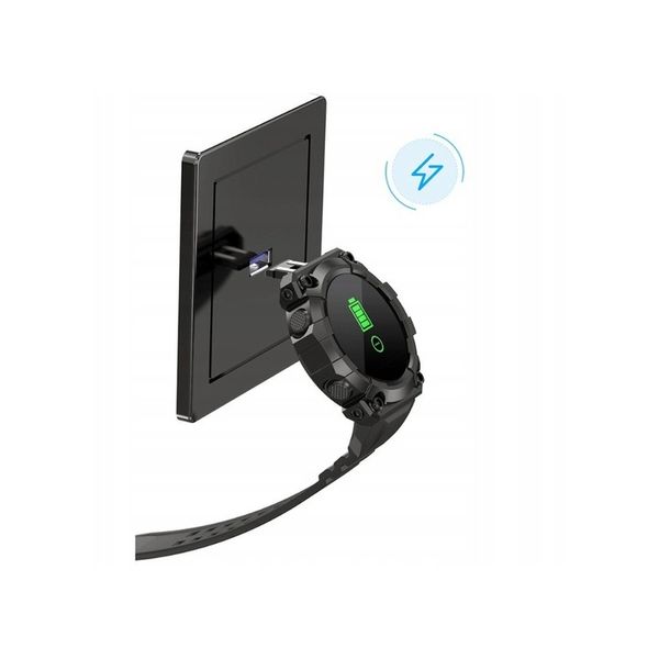 Smartwatch CZARNY WIELOFUNKCYJNY IOS ANDROID BLUETOOTH SMARTBAND zdjęcie 2