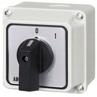 ŁĄCZNIK WYŁĄCZNIK KRZYWKOWY 16A 0-1 3F W MAŁEJ OBUDOWIE 70x70 IP65