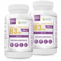 WITAMINA B3 PP 500mg NIACYNA WEGAN MEGA DAWKA 240k