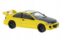 IXO HONDA CIVIC EJ1 Coupe 1995 Yellow/black 1:43