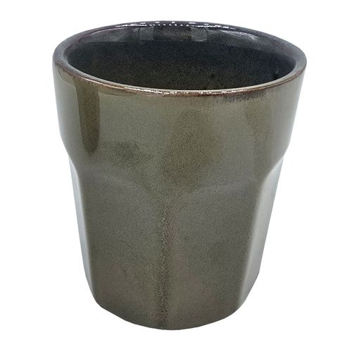 Kubek ceramiczny 250 ml zielony ręcznie malowany na Arena.pl