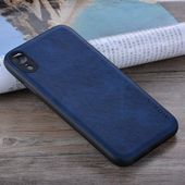 Etui AIORIA Vintage LEATHER do iPhone XR niebieski