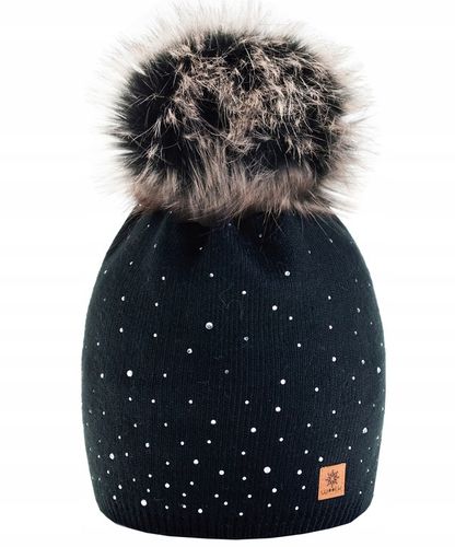 Zimowa CZAPKA CIEPŁA pompon i polar Woolk Verona na Arena.pl