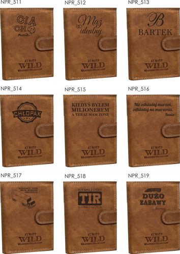 Portfel dla TATY twój tekst imię JAKOŚĆ grawer PL na Arena.pl