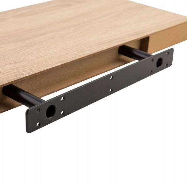 Półka ścienna samowisząca - FS 118x23 Dąb sonoma zdjęcie 12