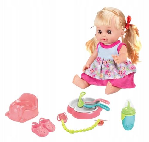 Lalka Martynka bobas pije sika mówi po Polsku krzesełko do karmienia nocnik na Arena.pl