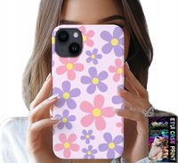 ETUI DO IPHONE 13 - KOLOROWE STOKROTKI, STOKROTKA, KWIATKI