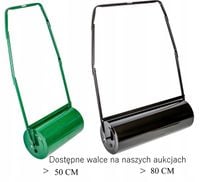 WALEC DO TRAWY TRAWNIKA ZIEMI OGRODOWY STALOWY METALOWY 80CM POJEMNOŚĆ 53L