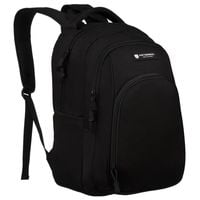 plecak szkolny w kolorze czarnym z portem usb - peterson