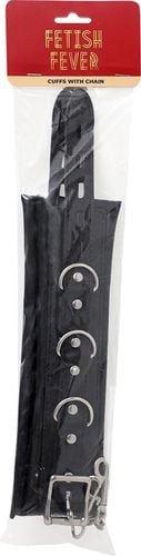 fetish fever   cuffs with chain   black na Arena.pl